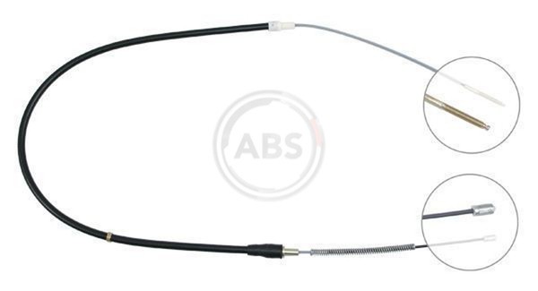A.B.S. Bremsseil Seilzug Feststellbremse K12776 FüR Seat VW Lupo Arosa 6E1 6X1 1-image