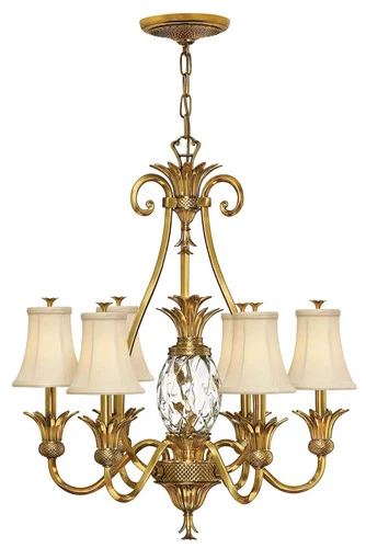 Hinkley 4886BB Plantation 6-Light Chandelier - Picture 1 of 2