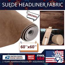Deluxe Suede Cars Headliner Foam Material Fabric Upholstery Roof Liner Repair