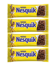 NESQUIK chocolate cereal bar -4 ct- Made in E...