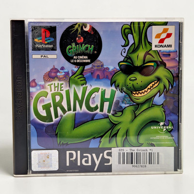 The Grinch PlayStation PS1 Konami Disc in OVP Gut
