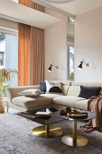 Z-Lite 351S Soriano 7" Tall Wall Sconce - Matte Black / Modern Gold - Picture 8 of 12