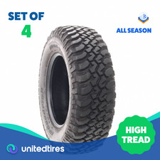 Set Of 4 Used Lt 25575r17 Bfgoodrich Mud-terrain Ta Km 111108q - 1932 Set Of 4 Used Lt 25575r17 Bfgoodrich Mud-terrain Ta Km 111108q - 1932