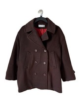 Vintage Christian Dior Wool Coat Double Breast Made in USA