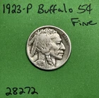 1923 Buffalo 🦬 Indian Head Nickel 5c Fine