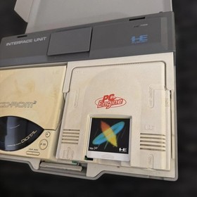 NEC PC Engine PI-TG001 Console + Interface Unit IFU-30 CD-ROM2 System Tested