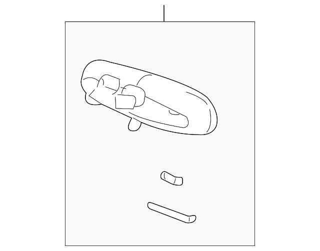 Espejo retrovisor interior genuino GM 10345906 Foto 3 de 4
