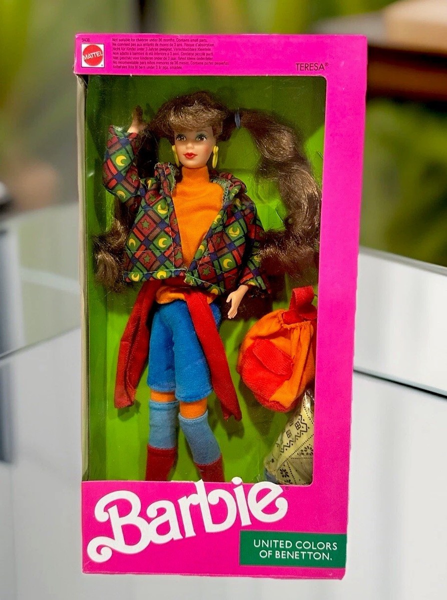 Teresa Steffi Face United Colors of Benetton Barbie Doll 1990 NRFB