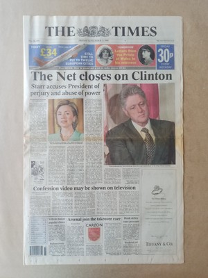 Newspaper Back Issues 1998 Sept - Oct  Social History