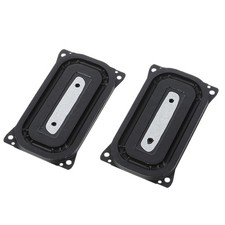 2 Pieces Speaker Passive Radiator Vibration Plate Sturdy Audio Repair Black