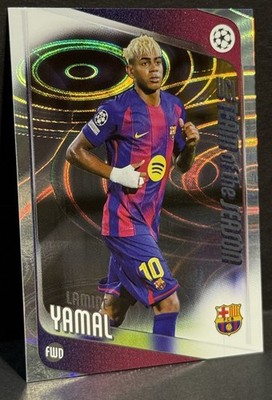 2025-26 Topps UEFA Club Competitions Barcelona Lamine Yamal Silver 
