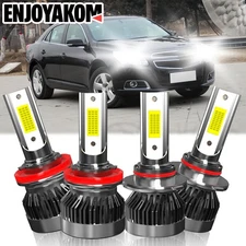 Car Front LED Headlight Kit Bulb High&Low Beam For Chevrolet Malibu 2013-2021