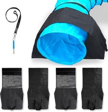 IRSTBL Dog Agility Tunnel Saddlebags   Set of 2 Waterproof Sandbag Weights