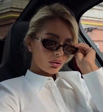 Gucci GG1680S Havana Sunglasses BrownLens Oval 90s