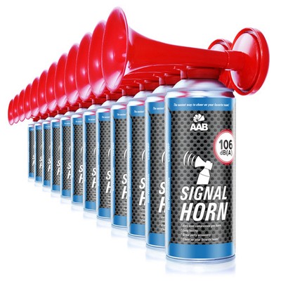 12x AABCOOLING SIGNAL HORN 40g - FAN-PAKET, GASFAN-FARE, GASDRUCKFAN-FARE, AIR