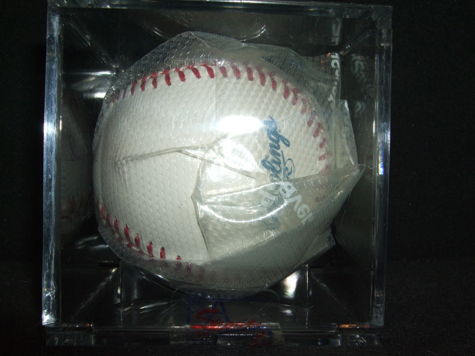 Barry Bonds Autographed Baseball PSA/DNA Authenticated with Grade 9 (Snow White) view 12