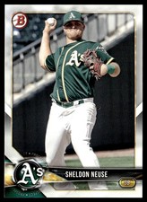 2018 Bowman Draft Sheldon Neuse Oakland Athletics #BD-123