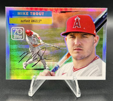 2021 Topps Chrome 70 Years of Topps Baseball Mike Trout #70YTC-6