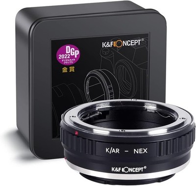K&F CONCEPT Lens Adapter Konica AR Lens to NEX E-Mount for Sony NEX-3 NEX-3C