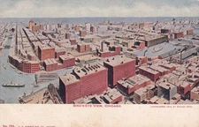 Chicago Illinois IL 1904 Bird's Eye View UDB Postcard E14