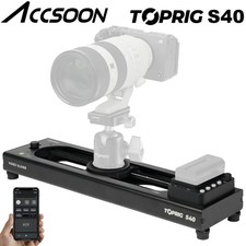Accsoon TOPRIG S40 16 inch Motorized Camera Slider Rail Time-Lapse APP Control