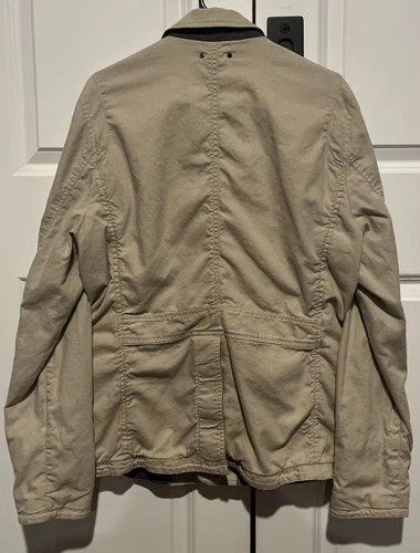 Converse by John Varvatos Canvas Military Utility Blazer Jacket Mens Size XL image 2