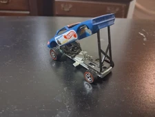 Vintage 1973 Hot Wheels Redline Mongoose Blue Restored