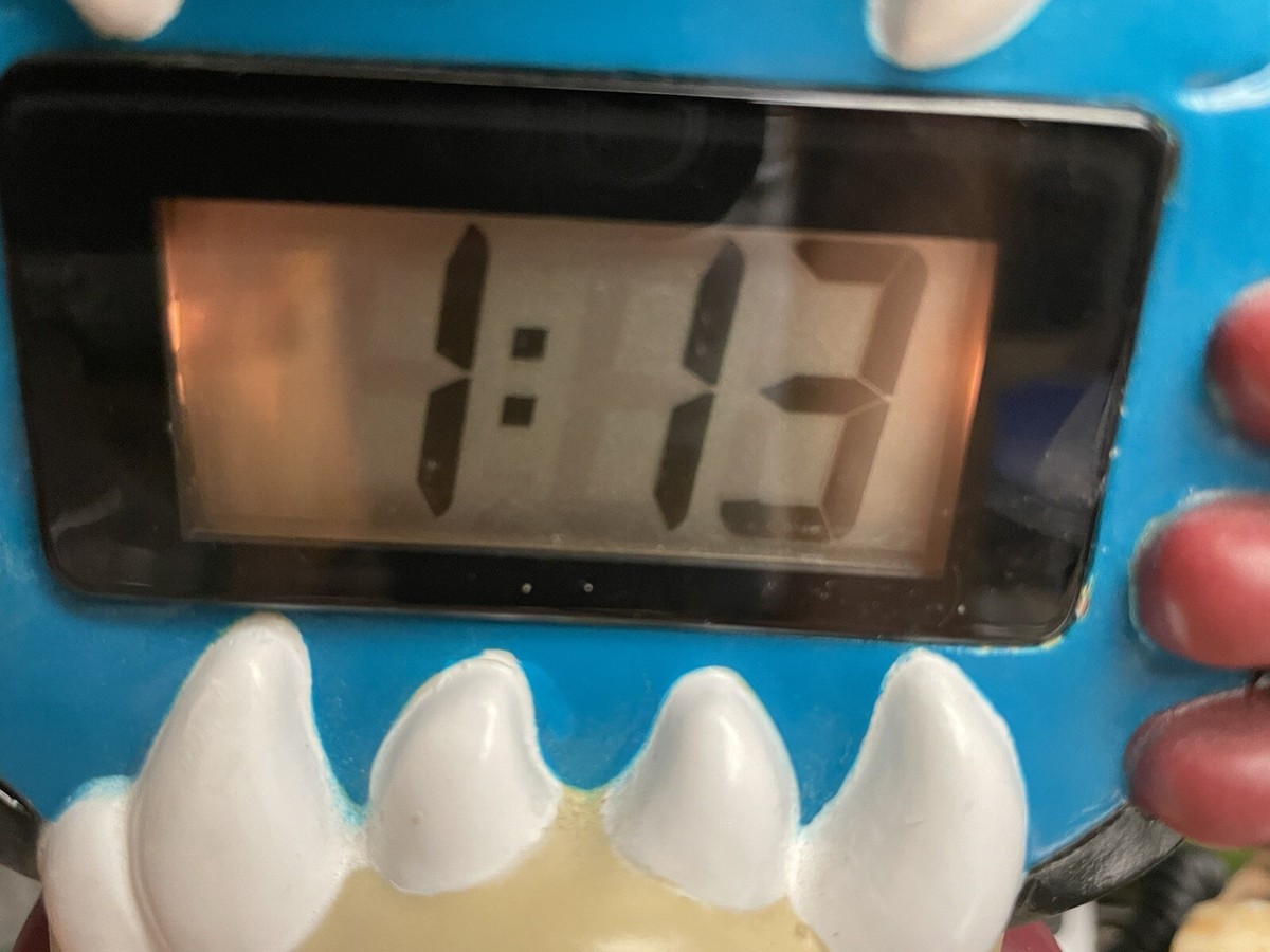 ✨【希少・レア】TOSHIBA タズマニアンデビル AM/FMクロックラジオ✨ Vintage Tazmanian Devil Looney Tunes Tronics Toshiba AM/FM