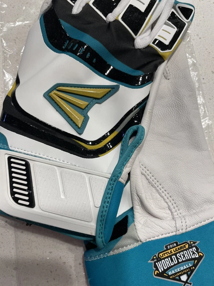 Guantes de bateo Easton LLWS 2018 emitidos por jugadores adultos medianos Foto 2 de 3
