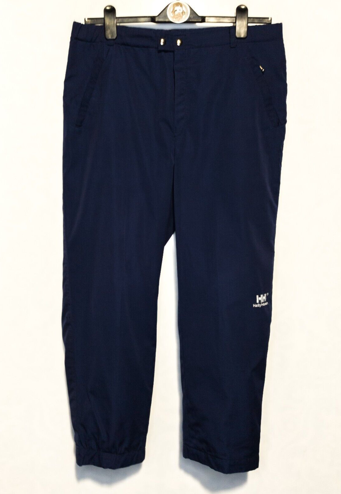 Pantalones de Senderismo Helly Hansen Pantalones de Nieve Forrados al Exterior Cálidos en Azul Marino con Cremalleras