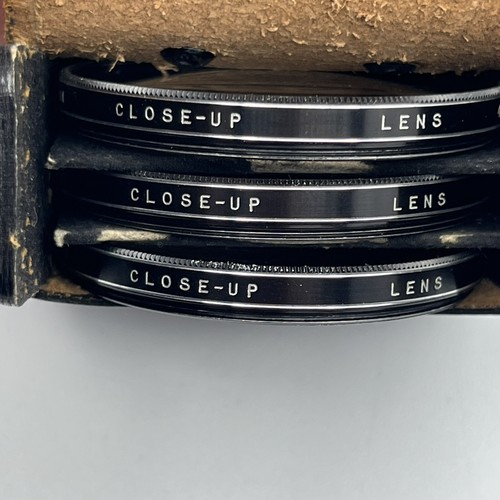Set of 3 Vivitar 49mm Close-Up Lens - No. 1, No. 2 & No. 3 - with Leather Case - Picture 4 of 5