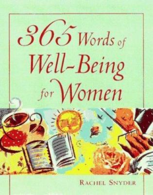 365 Words of Well-Being for Women - 9780809230792, paperback, Rachel Snyder