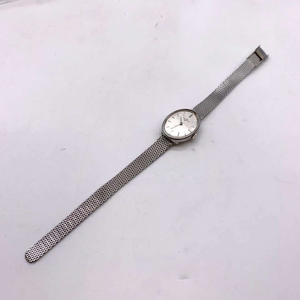 Женские наручные часы ULYSSE NARDIN с ручным заводом овальные нержавеющая сталь серебро - Изображение 2 из 4