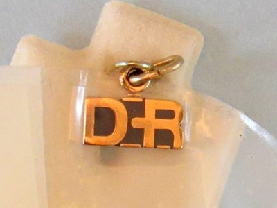 Dresser Rand D R 10k Gold Pendant Charm Wellsville Steam Turbine