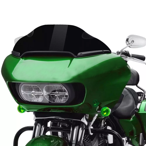 8'' Black Windshield Windscreen For Harley Road Glide Special FLTRXS 2015-up - Foto 3 di 9