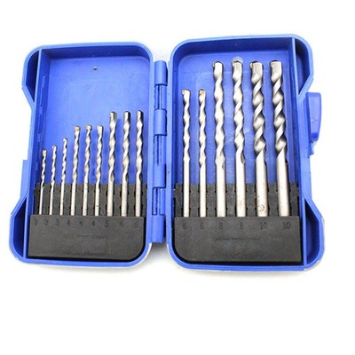 Multi Purpose Carbide Drill Bits for Masonry 15 Piece Set 310mm Length