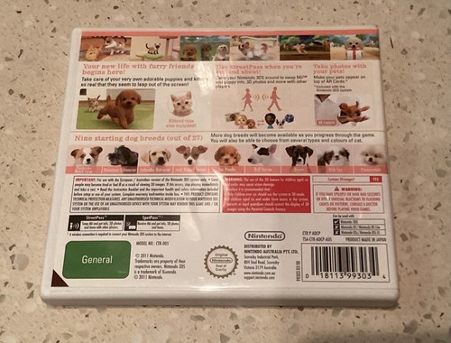 Nintendogs + Cats Toy Poodle and New Friends (Nintendo 3DS). Complete In Box - Picture 2 of 3