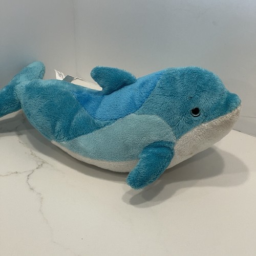 The Petting Zoo Blue Dolphin Plush 10 Inch Stuffed Animal - Picture 3 of 9