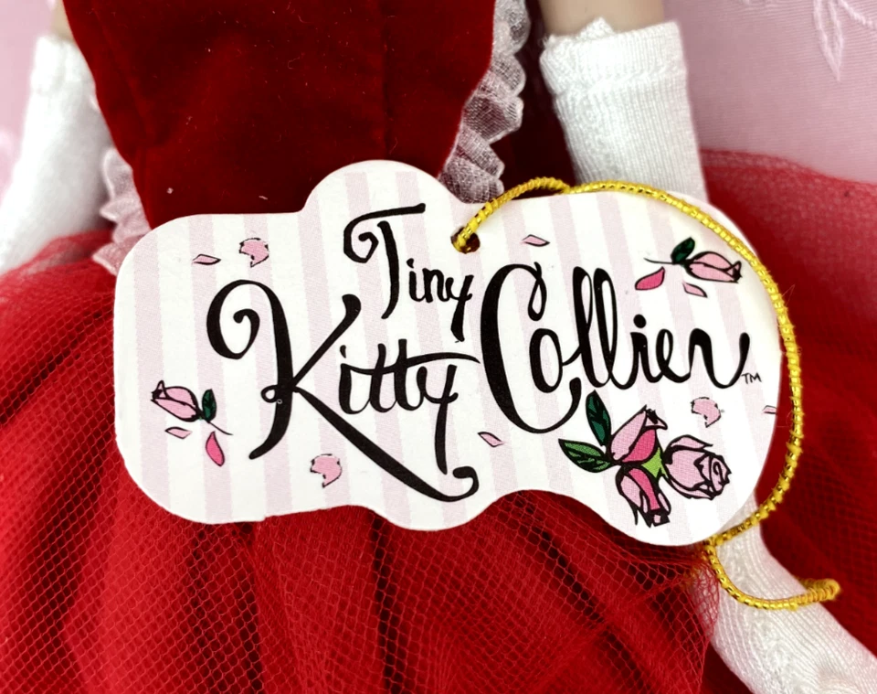 TONNER TINY KITTY COLLIER SAN VALENTÍN CORAZÓN CAJA 11" MUÑECA, SOPORTE, ROSAS Y TARJETA Foto 4 de 4
