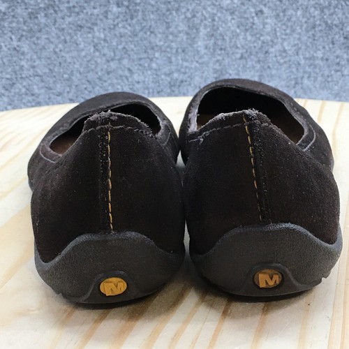 Merrell Shoes Womens 7.5 Espresso Ballet Flat Brown Suede Comfort Low Top J56338 - Picture 9 of 17
