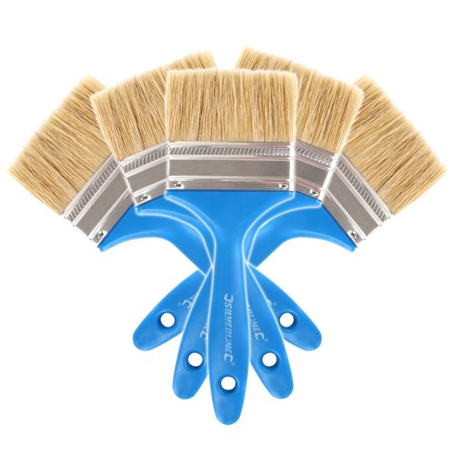 5x 75MM THROWAWAY BRUSHES Resin Glue Acetone Stain Epoxy Disposable