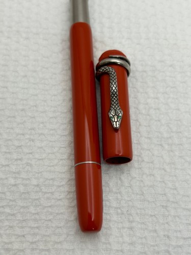 Montblanc Heritage Collection Rouge Noir Special Edition Coral, FP 18K M-Mint - 第 5/16 張圖片