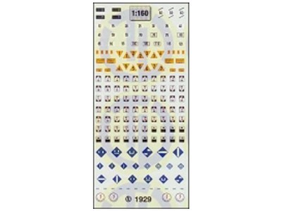 TL-Decals 1929 - Decals ÖBB Signaltafeln - Spur N - NEU
