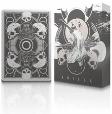 Anicca Bicycle SILVER Metallic Ink Playing Cards by Card Experiment Aristocrat