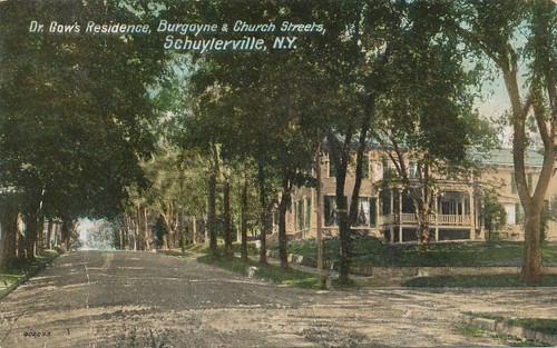 Schuylerville NY * Dr. Gow’s Residence ca. 1908 * Saratoga Co.