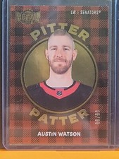 2021-22 Skybox Metal Universe AUSTIN WATSON Pitter Patter Gold #99/99 SENATORS 
