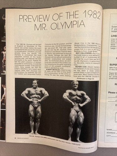 Muscle Digest Bodybuilding Magazine / Mr. America Collectors Issue / 01-83 - Picture 4 of 6