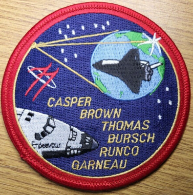 Nasa Raum Shuttle Endeavour STS-77 Aufgabe Casper Brown Thomas Aufnäher
