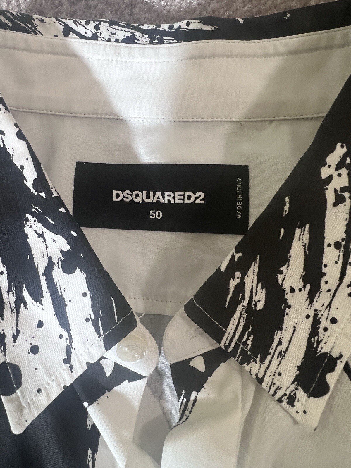 Dsquared2 Runway Super Black And White Color Splash MSRP $3800 image 2
