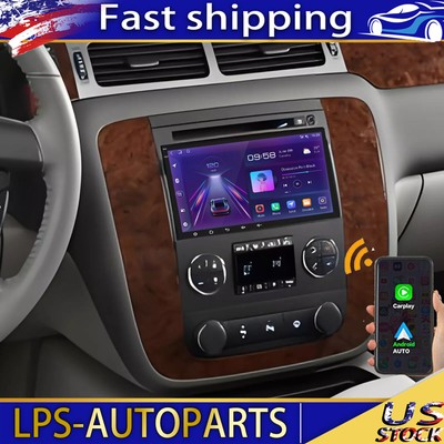 For 2009-2012 Chevrolet Silverado Wifi Carplay Android 13.0 Stereo Radio GPS BT